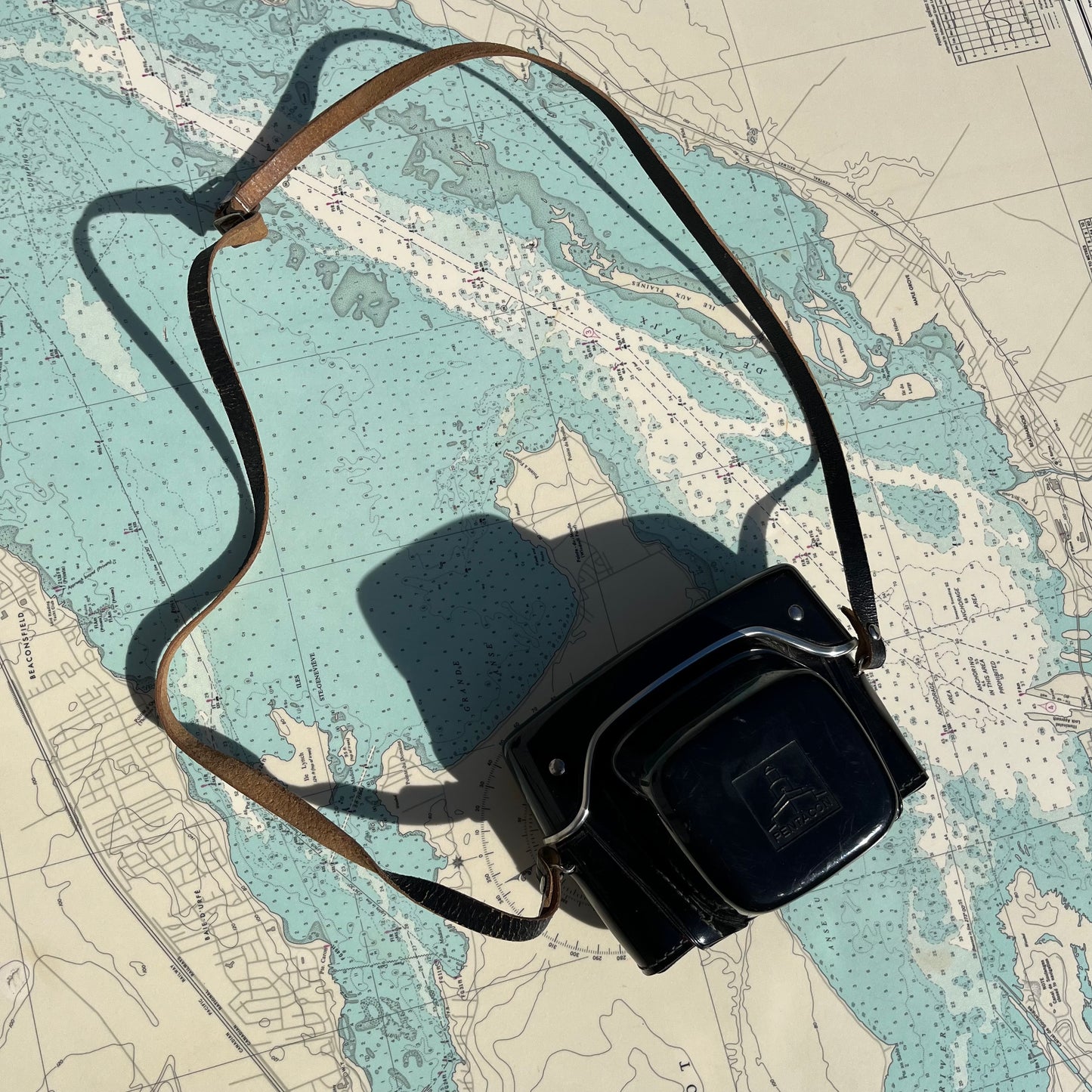 Vintage Pentacon Hard Shell 35mm Camera Case