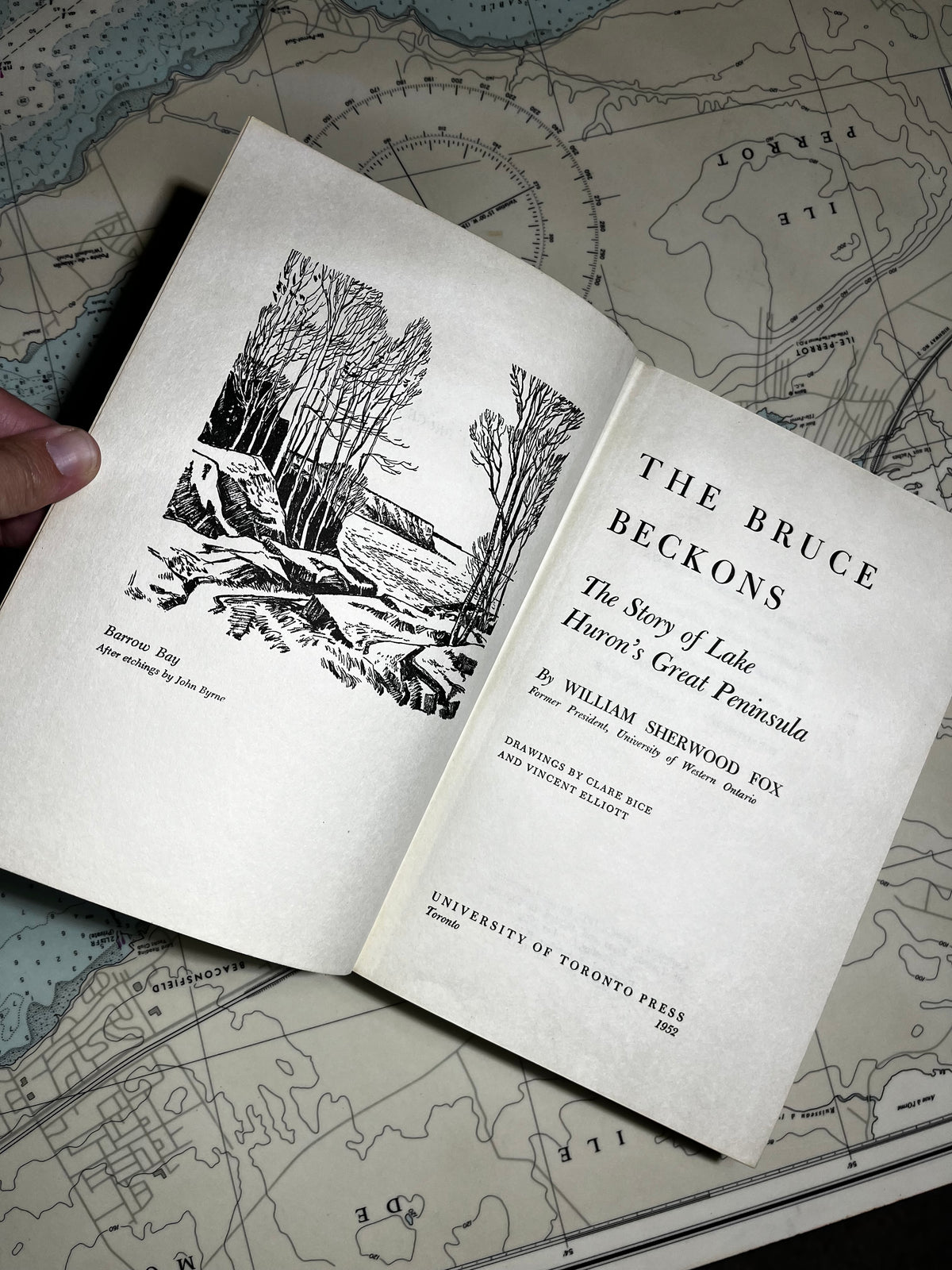 Vintage 1952 The Bruce Beckons By William Sherwood Fox
