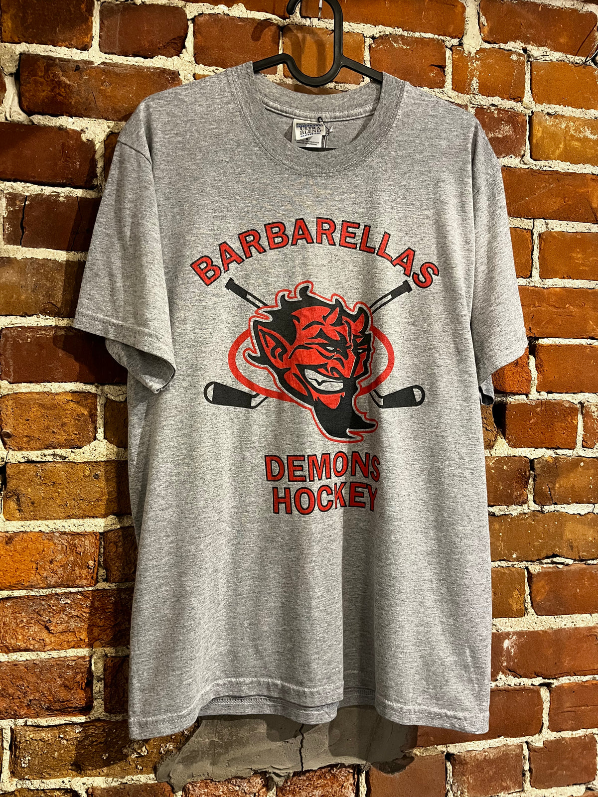 Vintage Y2K Barbarellas Demons Hockey Graphic Tee