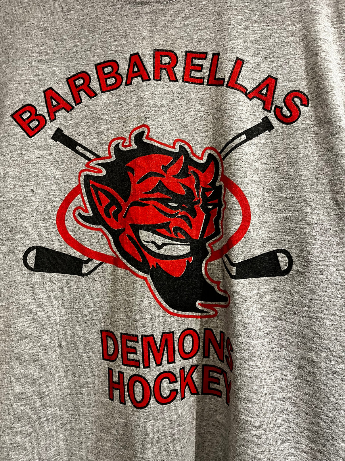 Vintage Y2K Barbarellas Demons Hockey Graphic Tee
