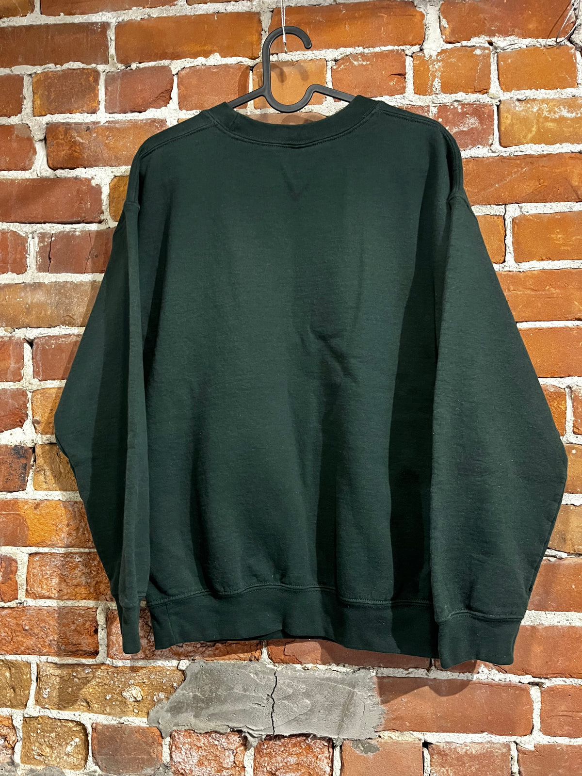 Vintage Forest Green Celestial Sun Graphic Crewneck Sweatshirt