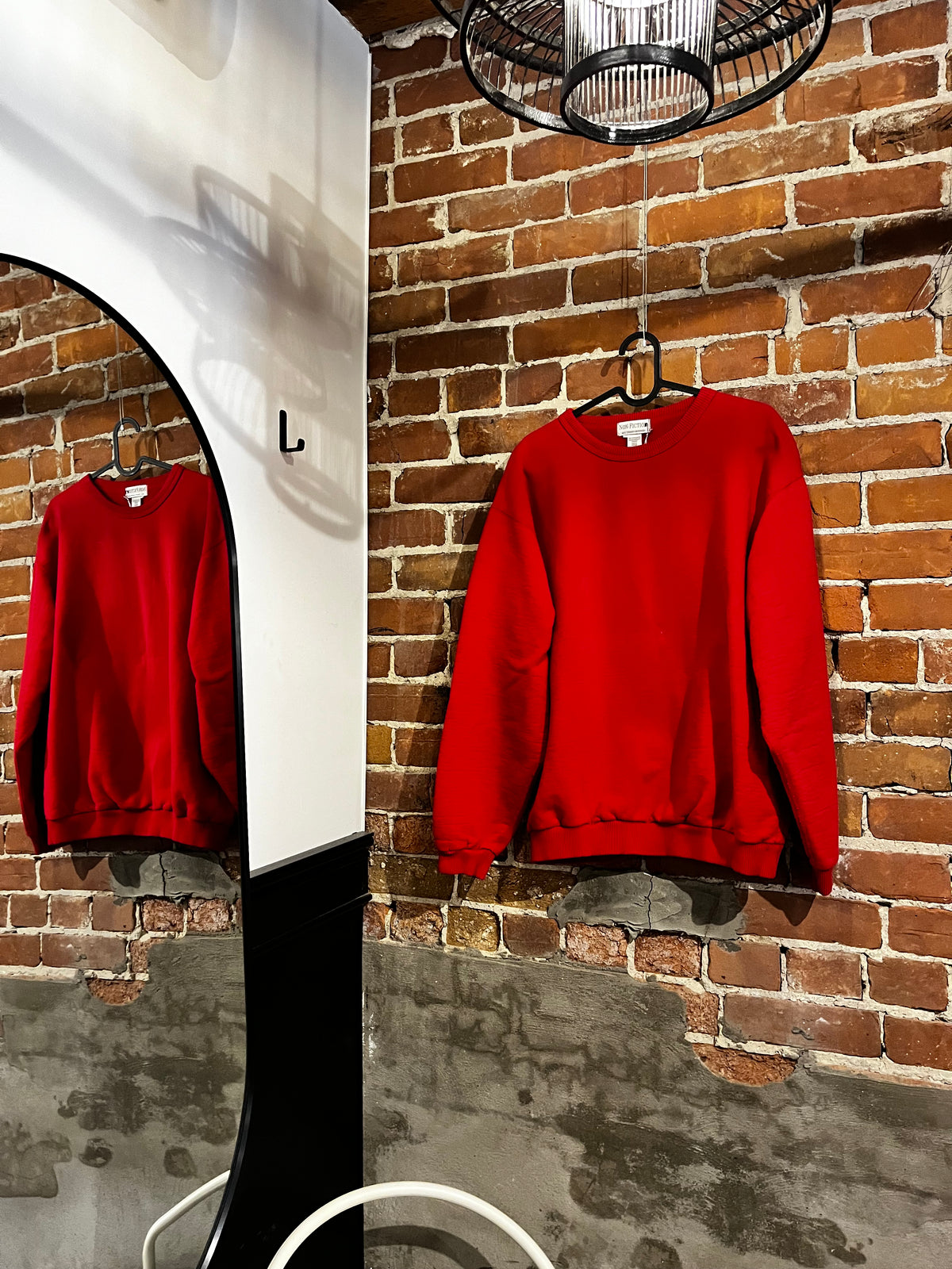 Vintage 90s Non-Fiction Red Crewneck Sweatshirt