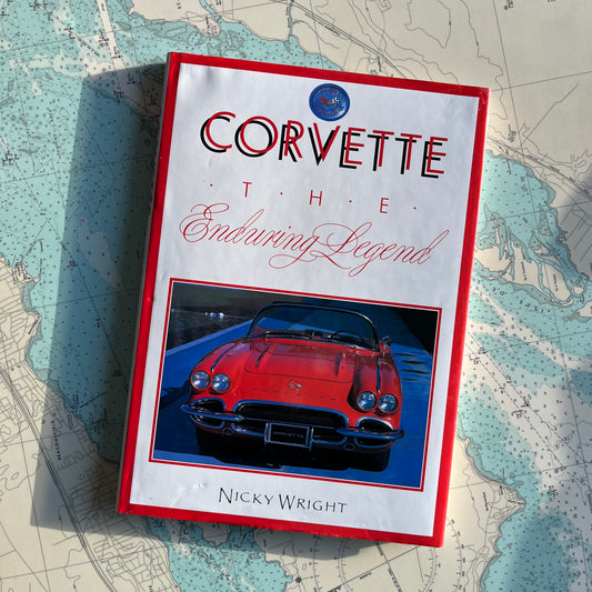 Vintage 1991 Corvette - The Enduring Legend Hardcover Book