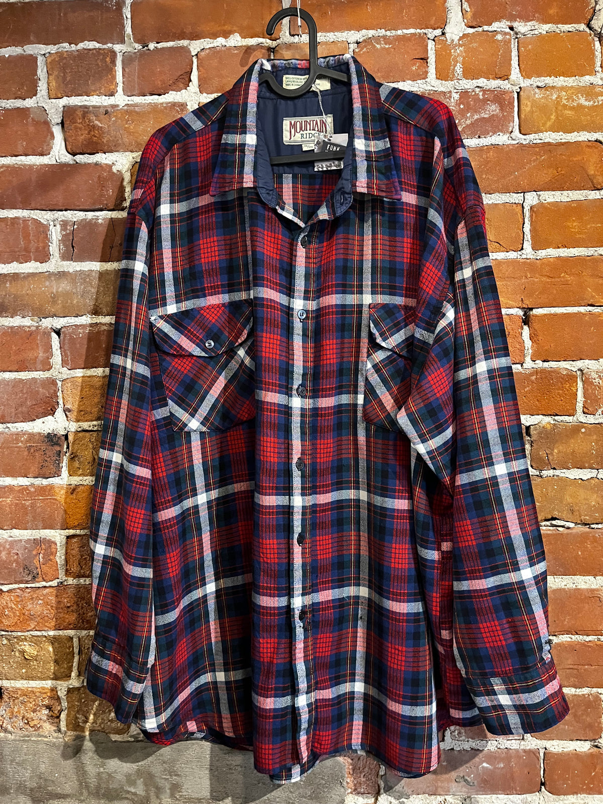 Vintage Upcycled Janis Joplin Flannel Mashup Tee