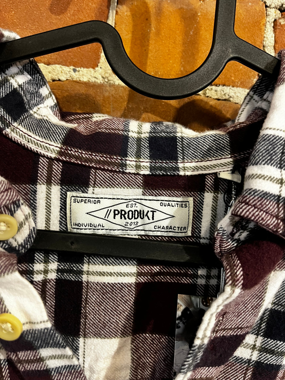 Vintage Upcycled Harley Davidson New Hampshire Flannel Mashup Tee