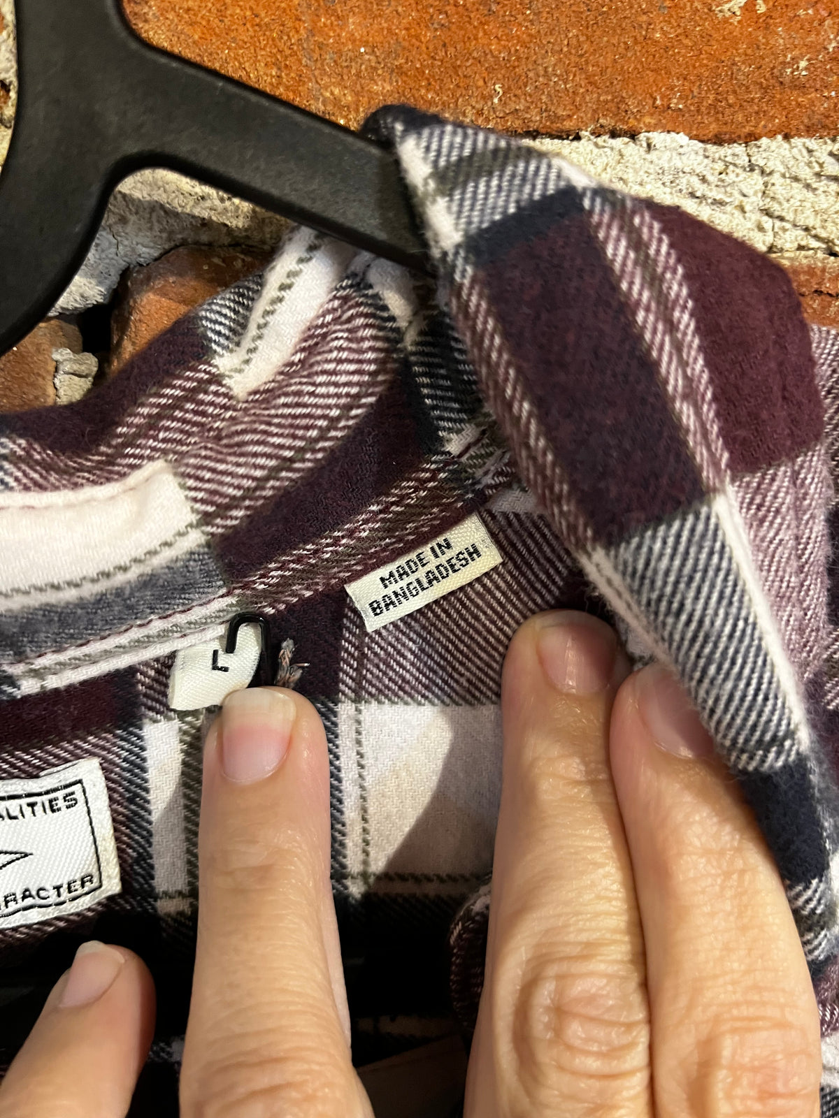 Vintage Upcycled Harley Davidson New Hampshire Flannel Mashup Tee