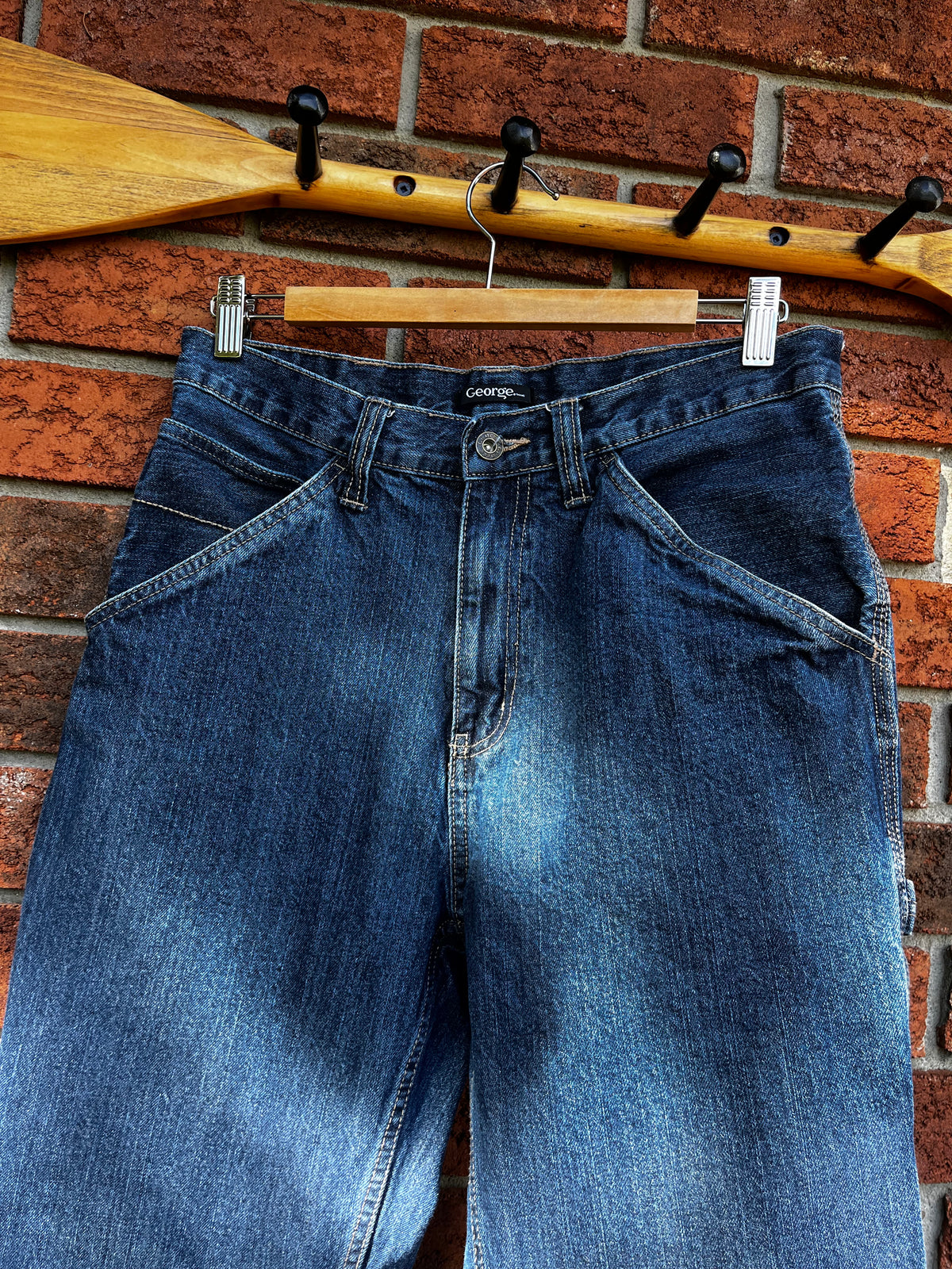 Vintage Y2K George Wide Leg Carpenter / Cargo Jeans