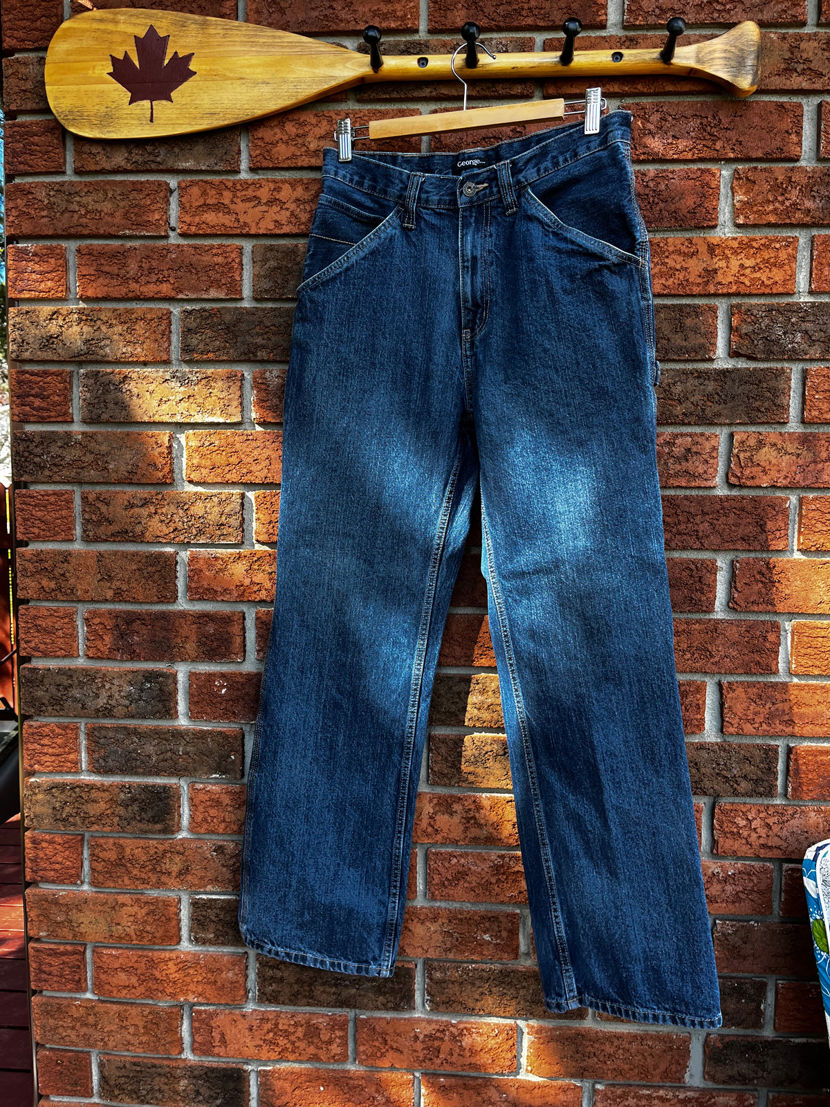 Vintage Y2K George Wide Leg Carpenter / Cargo Jeans