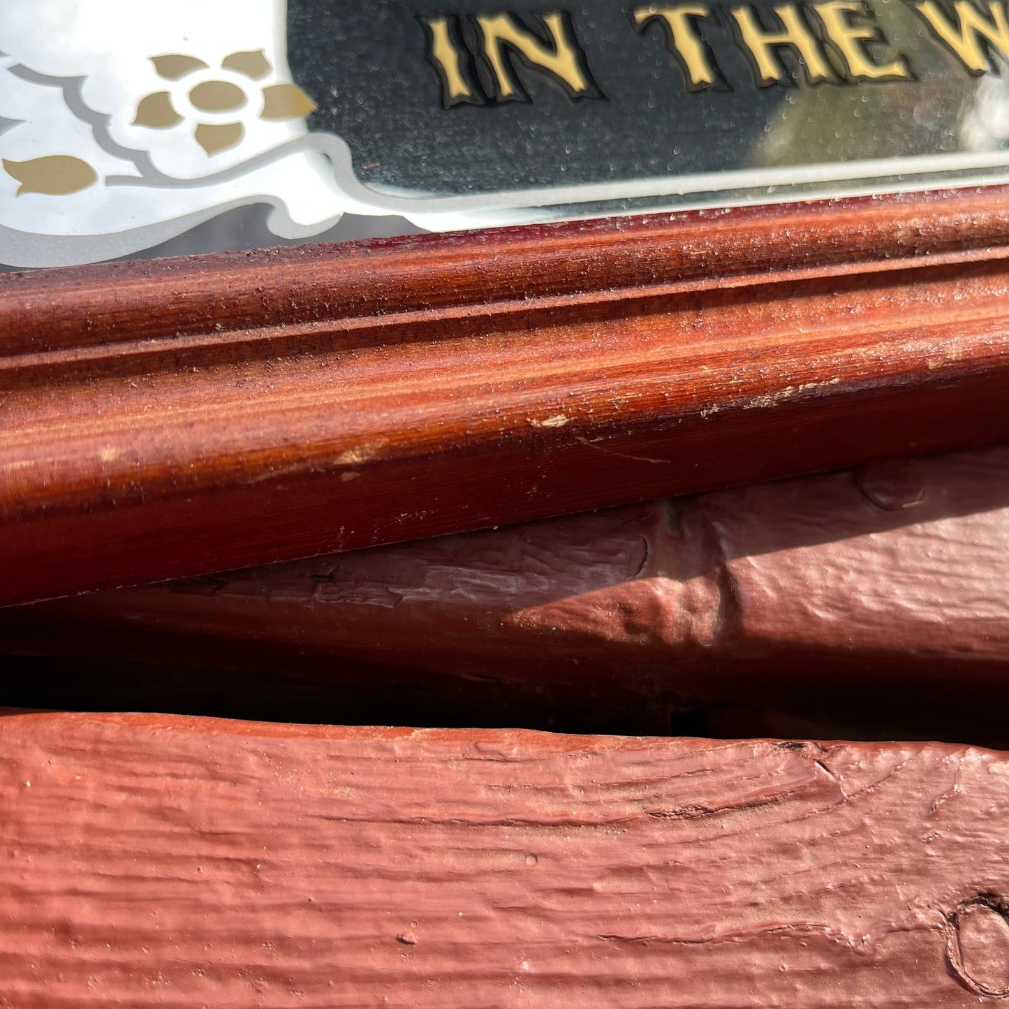 Vintage Delicious Coca-Cola Mirrored Advertising Sign