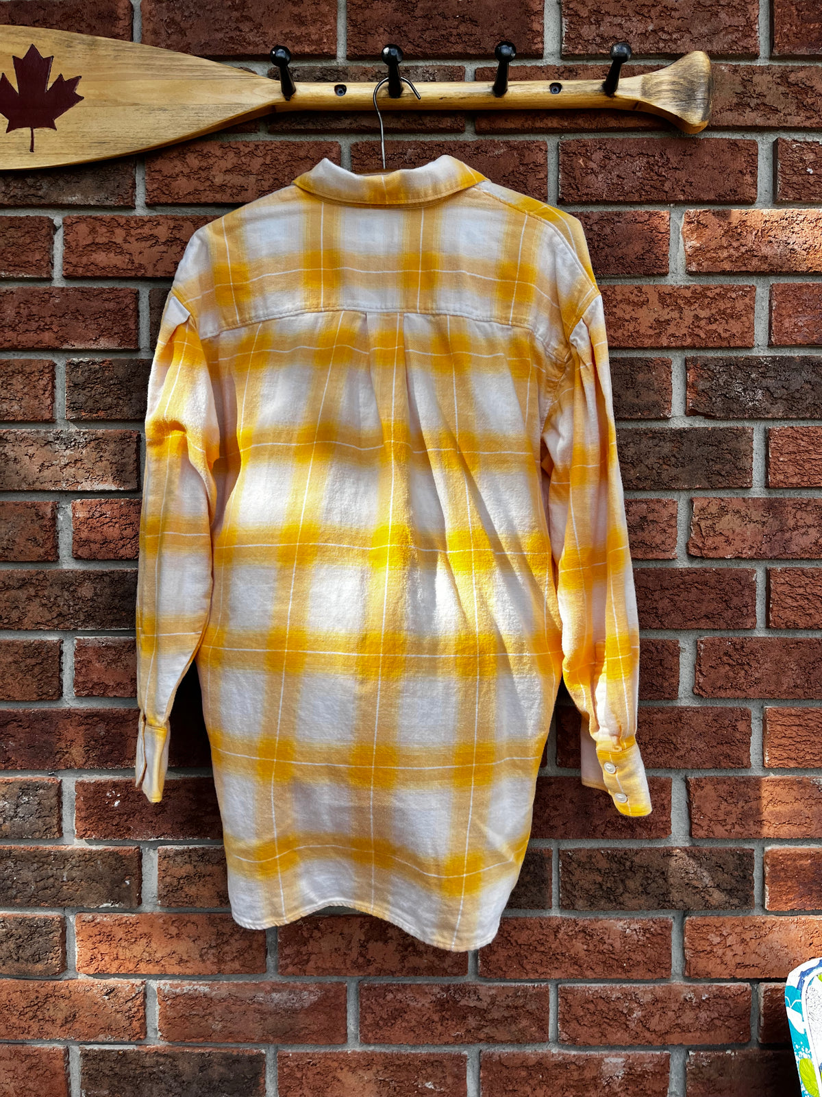 Levi's Sunshine Yellow Button Up Flannel Long Sleeve Shirt