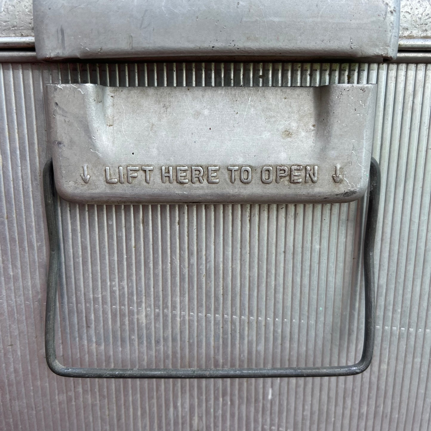 Vintage 50s J.C. Higgins Aluminum Cooler / Ice Chest