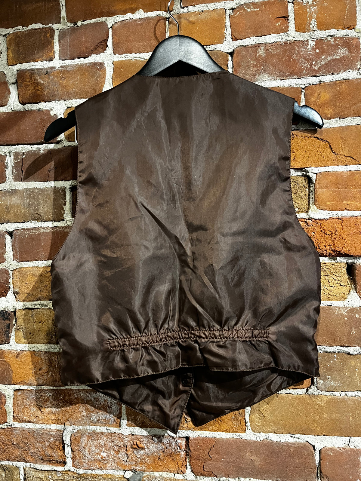 Vintage Y2K Caviar Brown Suede Vest