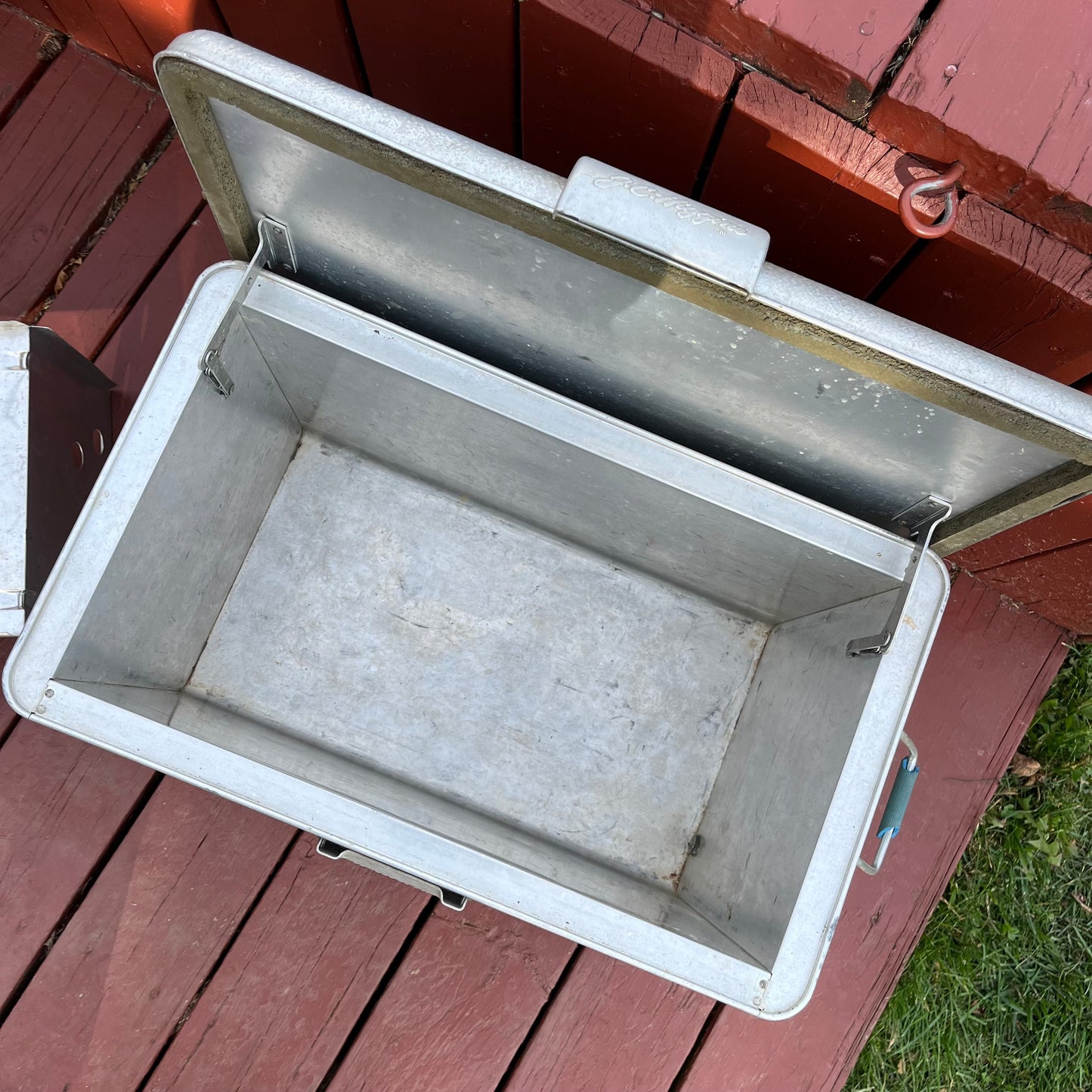 Vintage 50s J.C. Higgins Aluminum Cooler / Ice Chest