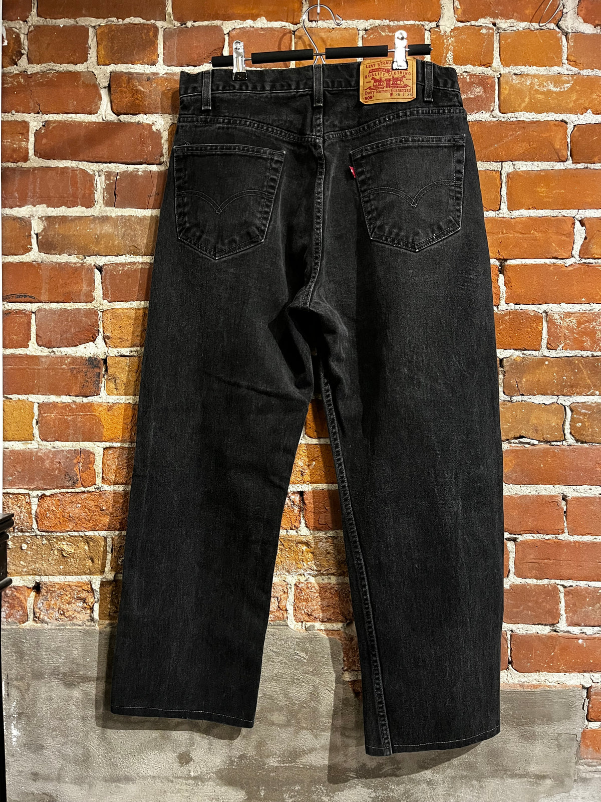 Vintage Levi's 505 Black Straight Leg 36