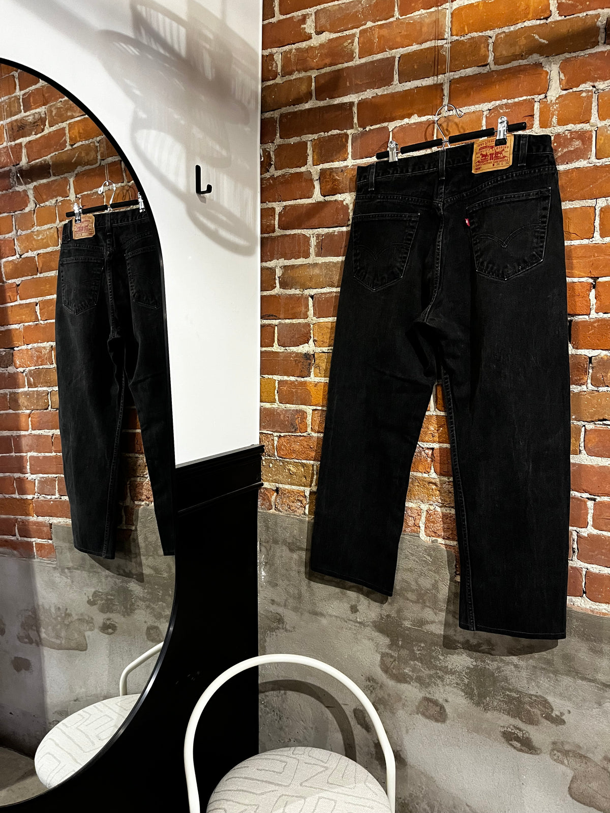 Vintage Levi's 505 Black Straight Leg 36