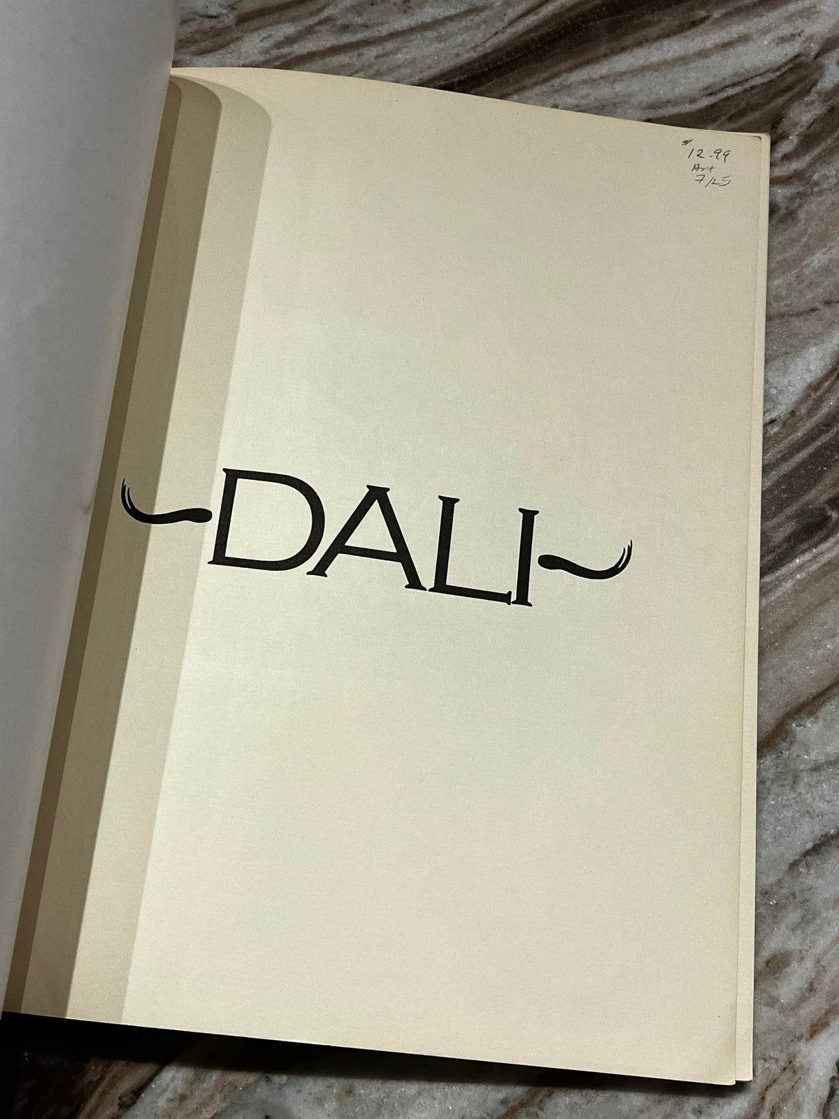 Vintage 1974 Dali Softcover Book