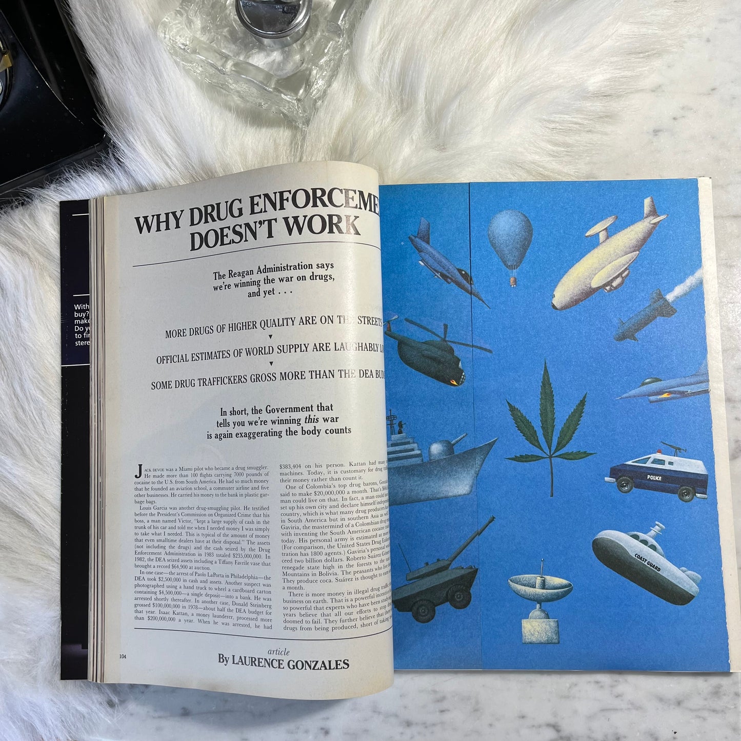 Vintage 80s Playboy Magazine December 1985