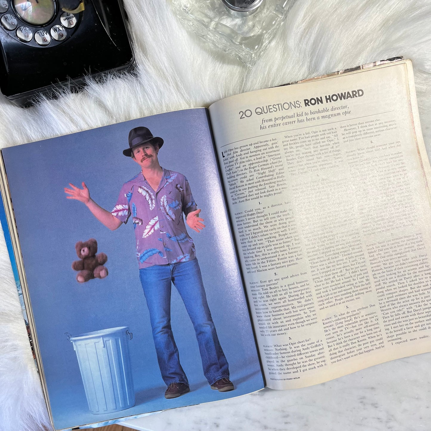 Vintage 80s Playboy Magazine August 1985