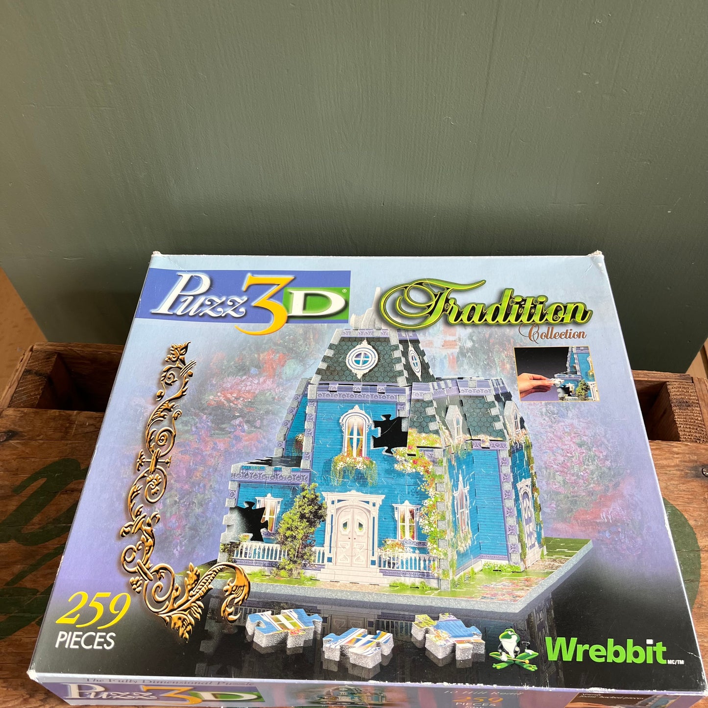 Vintage 1999 10 Hill Drive Wrebbit Puzz 3D Puzzle