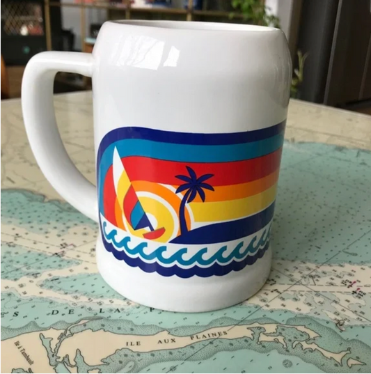 Retro Graphic Cancun Mexico Tourism Mug