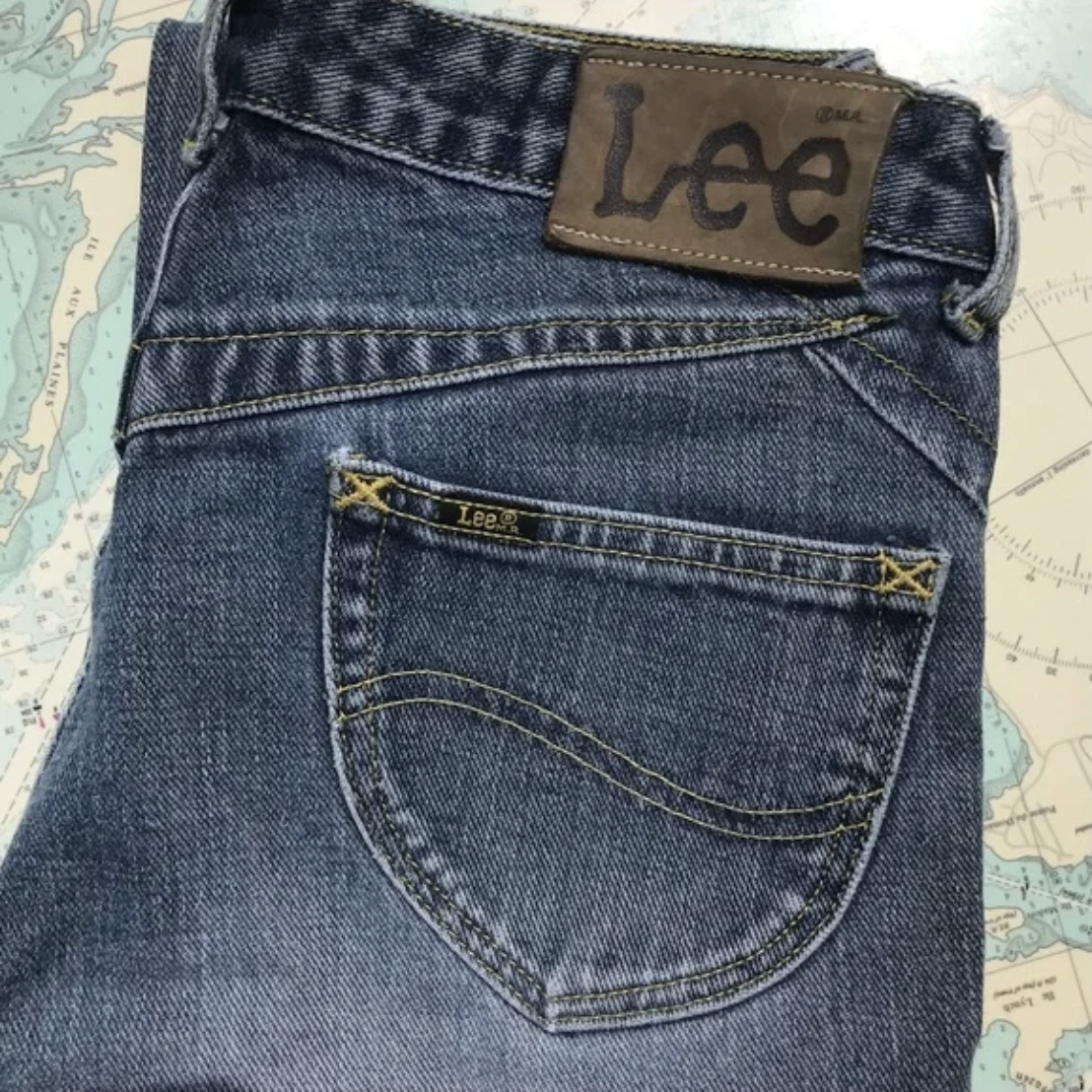 Vintage Lee Long Service Boot Cut Jeans 28