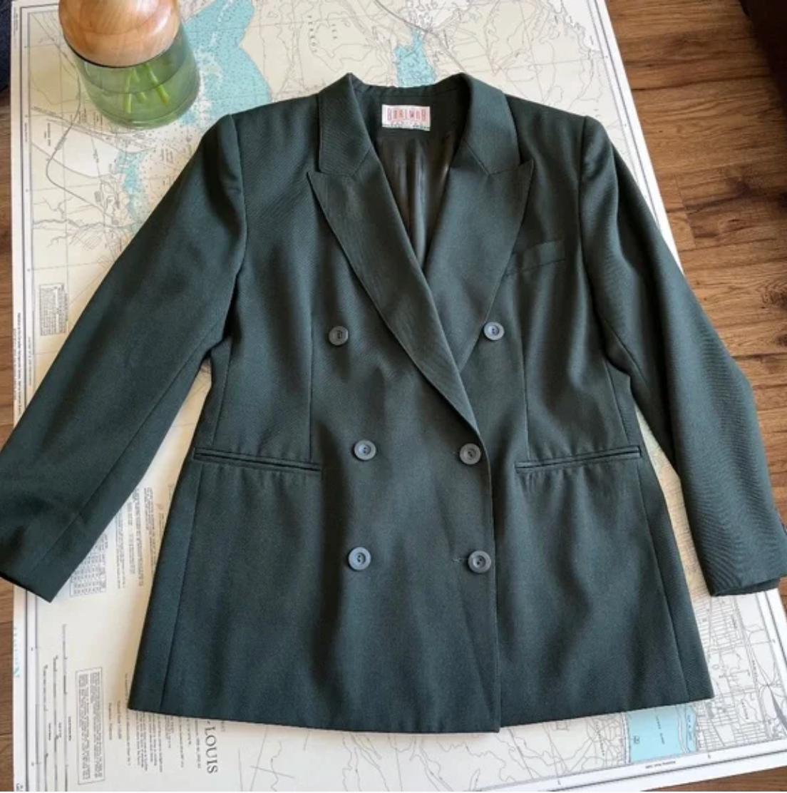 Vintage 90s Forest Green Braemar Petites Jacket