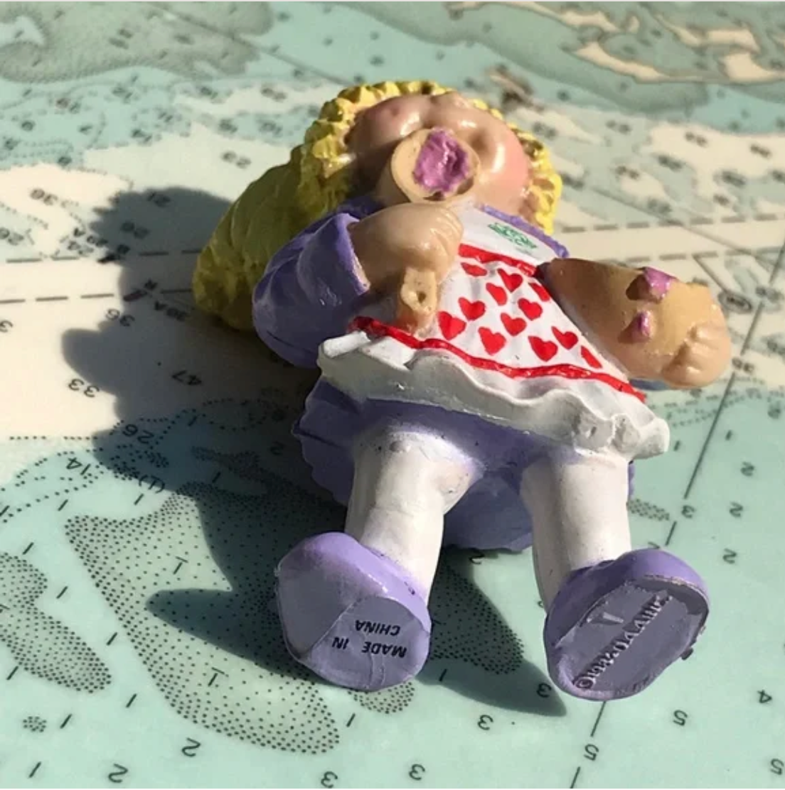 Vintage 1984 CPK Cabbage Patch Kid Blonde Baking Figurine