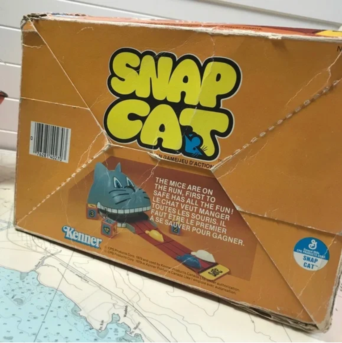Vintage 1979 Snap Cat Game by Kenner