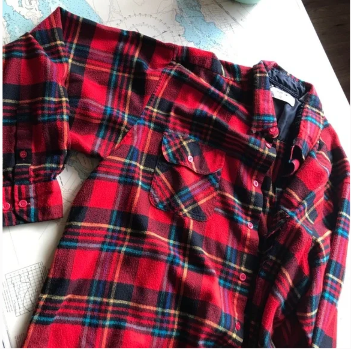 Vintage Royal Choice Lumberjack Plaid Button Up