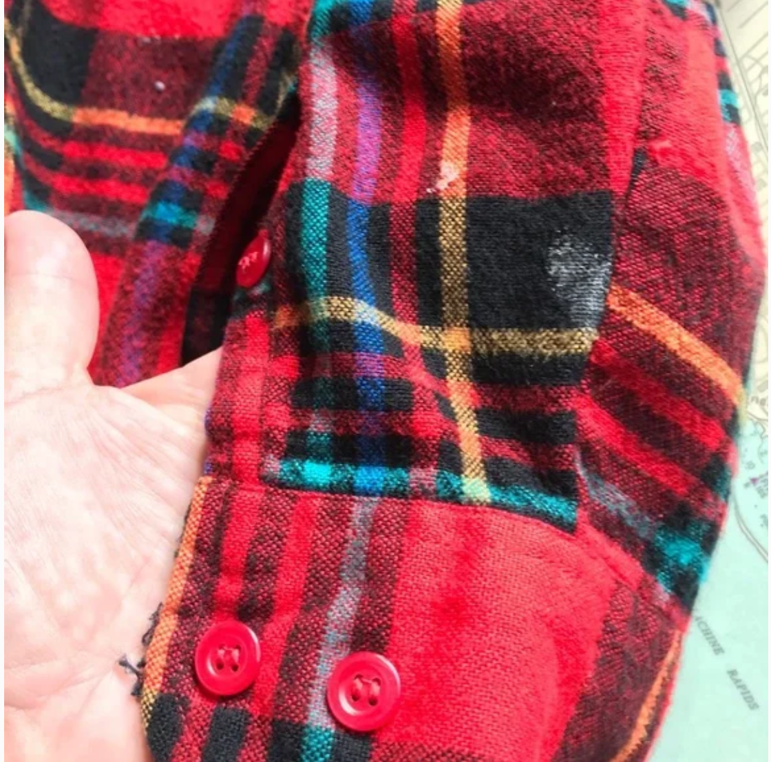 Vintage Royal Choice Lumberjack Plaid Button Up