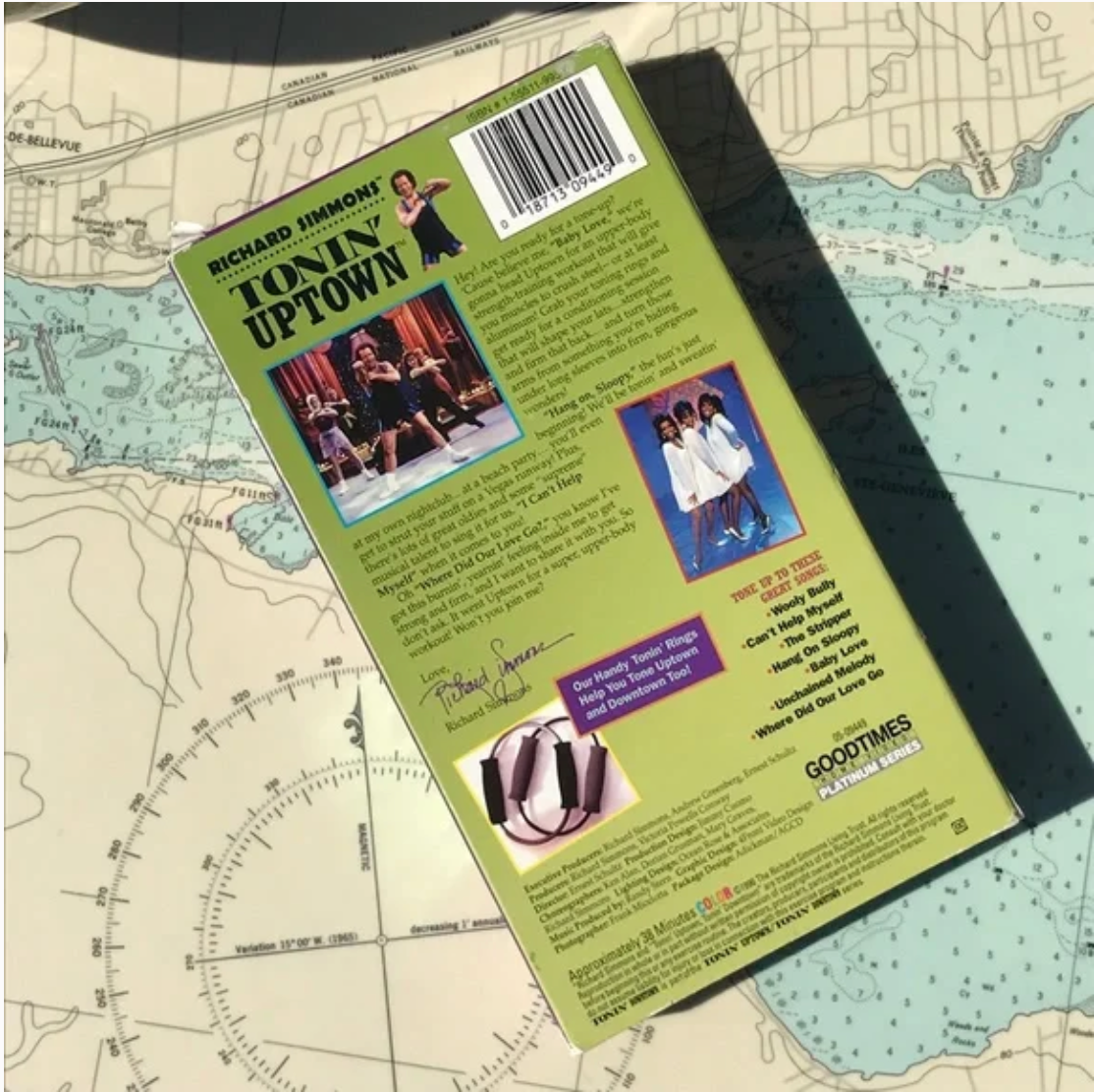 Vintage 1996 Richard Simmons Tonin' Uptown VHS