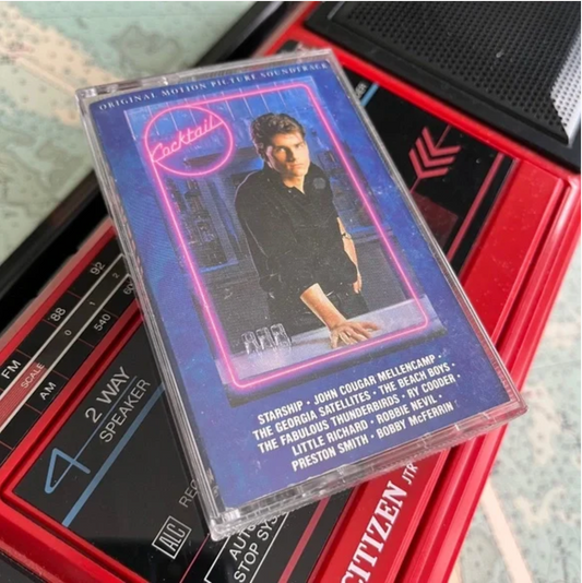 Vintage 1988 Cocktail Soundtrack Cassette Tape