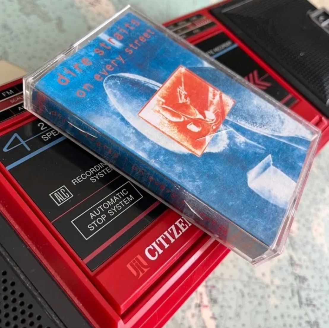 Vintage 1991 Dire Straits Brothers In Arms Cassette Tape