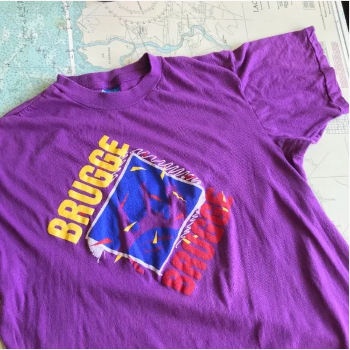 Vintage Brugge Single Stitch Tourism Tee