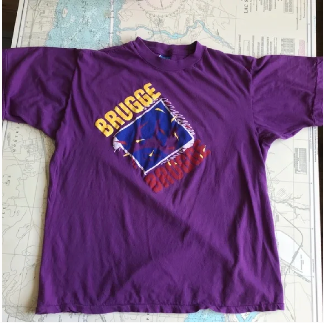 Vintage Brugge Single Stitch Tourism Tee