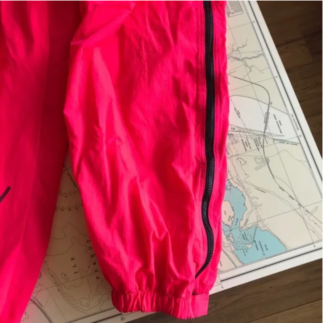 Vintage 90s Neon Hot Pink Ocean Pacific Splash Pants