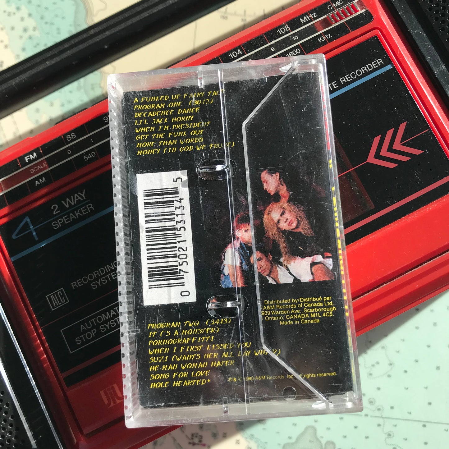 Vintage 1990 Extreme Pornograffitti Cassette Tape