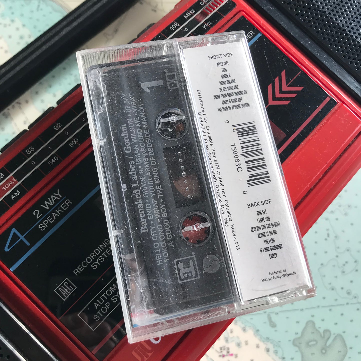 Vintage 1992 Barenaked Ladies Gordon Cassette Tape