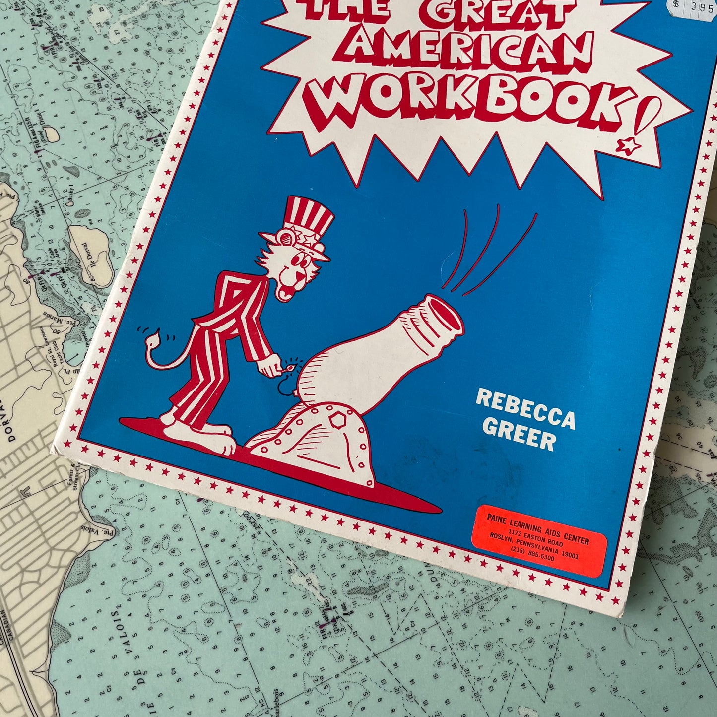 Vintage 1975 The Great American Workbook by Rebecca Greer