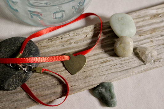 Heart on a String Bracelet
