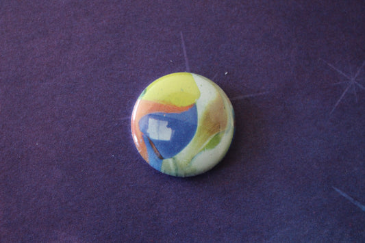 Button - Cat's Eye Marble