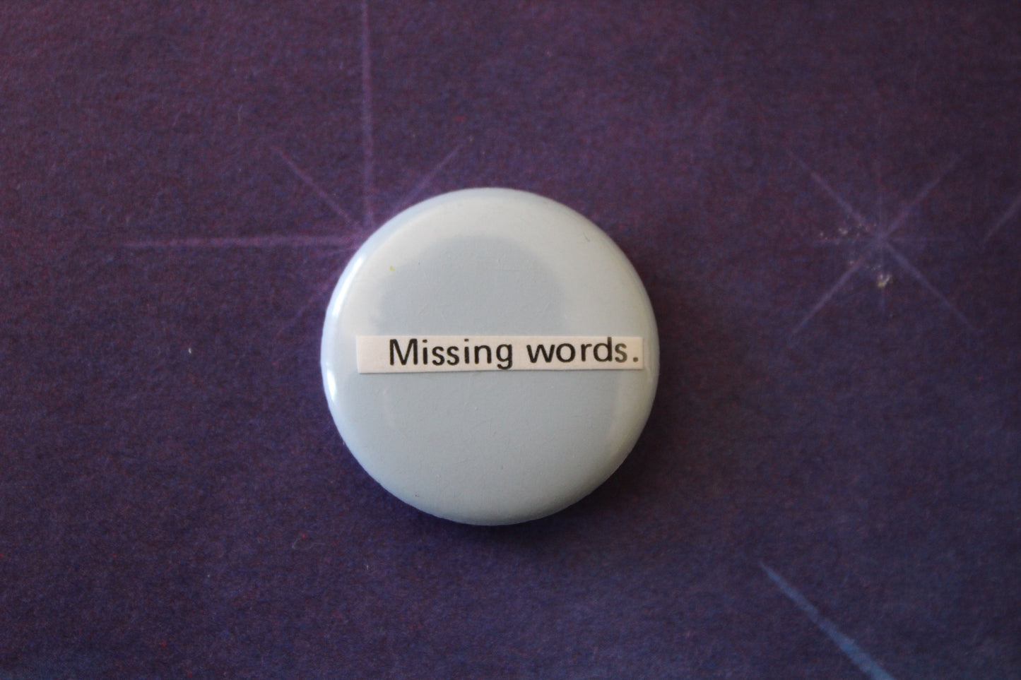 Button - Missing Words