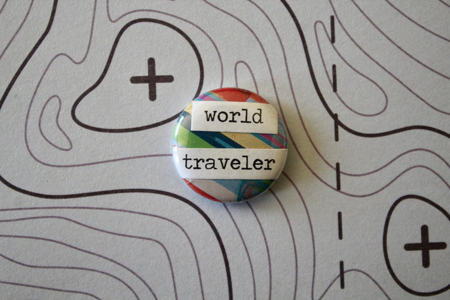 Button - World Traveller