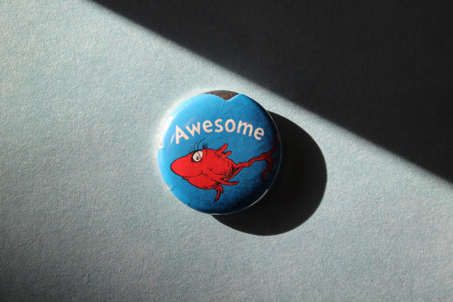 Button - Awesome Fish