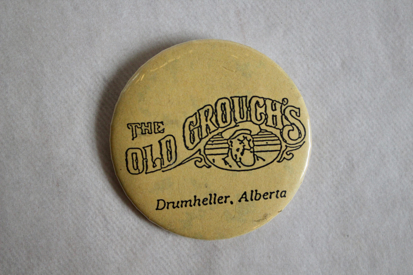Retro Button - The Old Grouch's
