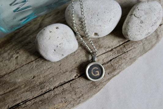 Typewriter Key Necklace G