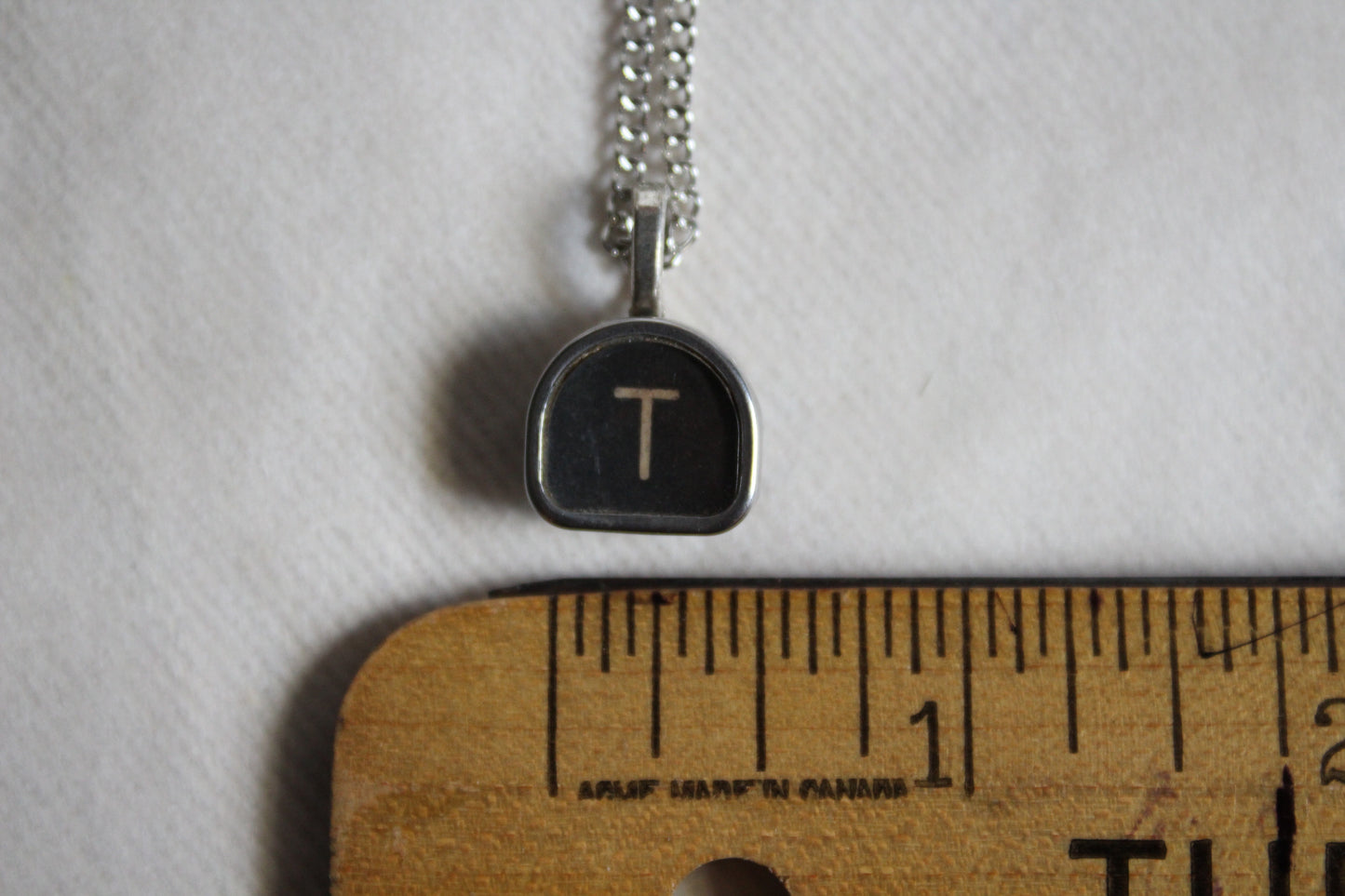 Typewriter Key Necklace T