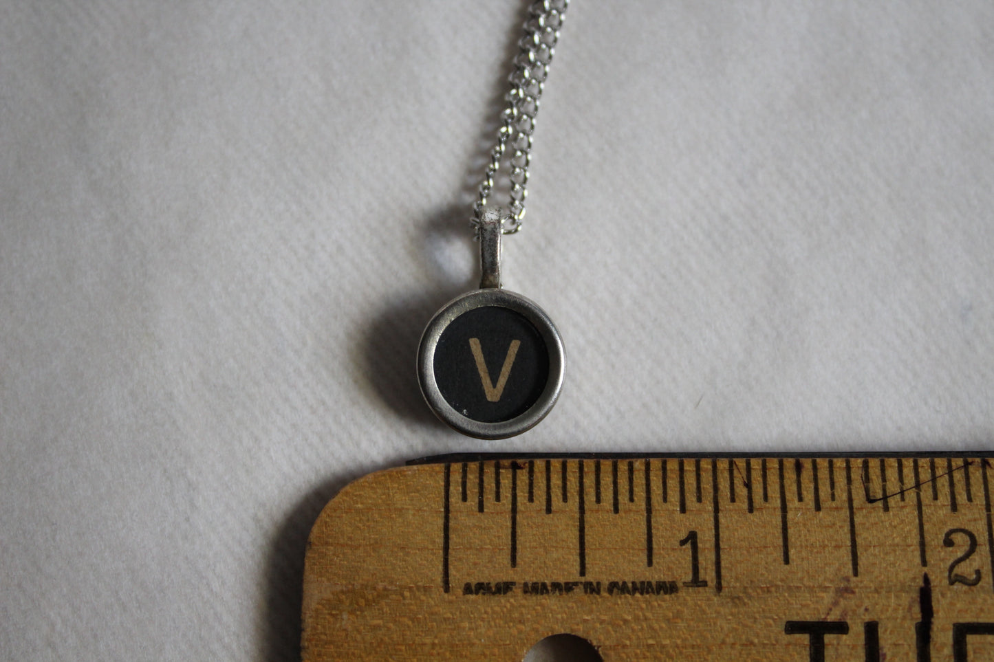 Typewriter Key Necklace V
