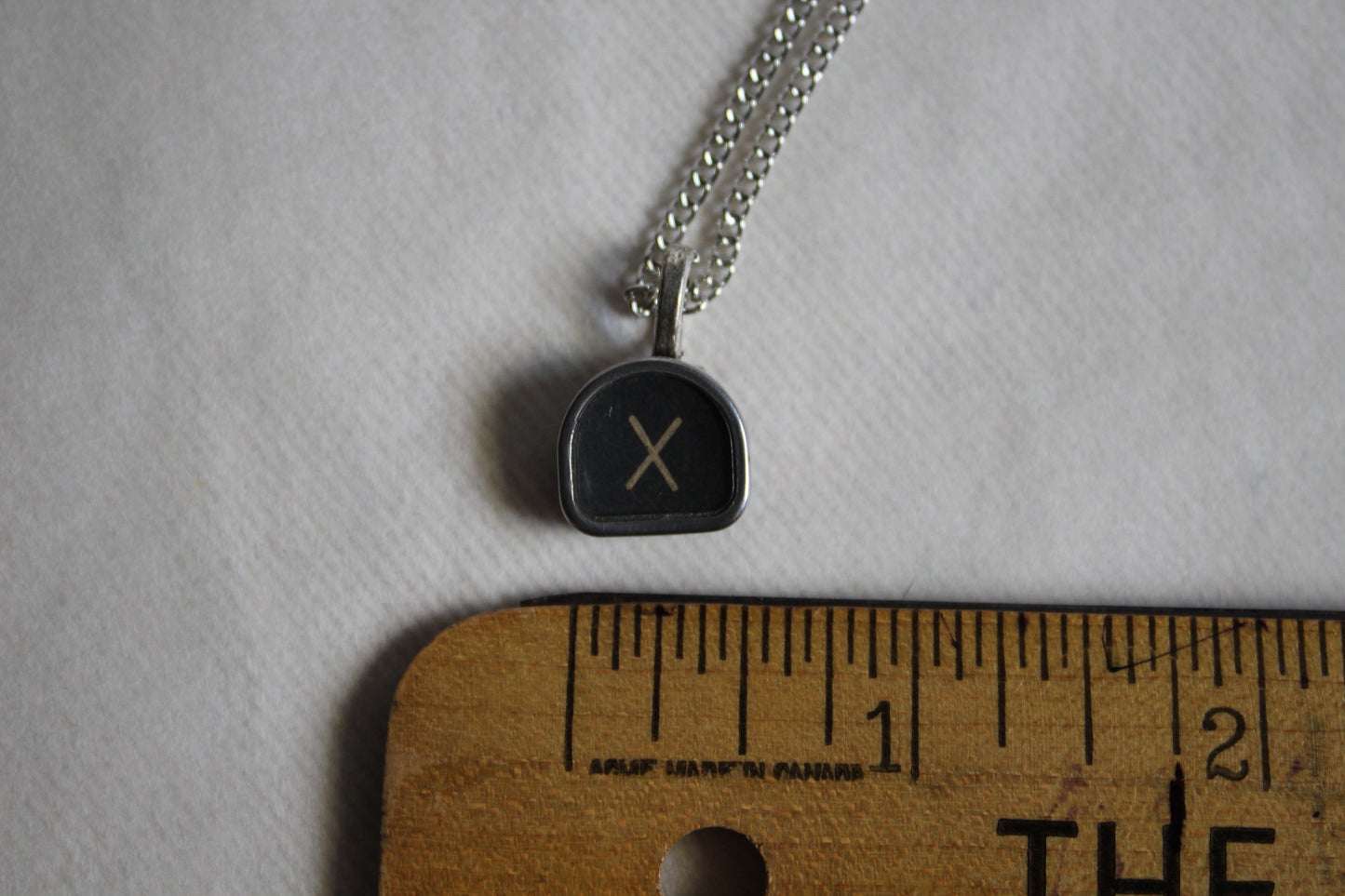 Typewriter Key Necklace X