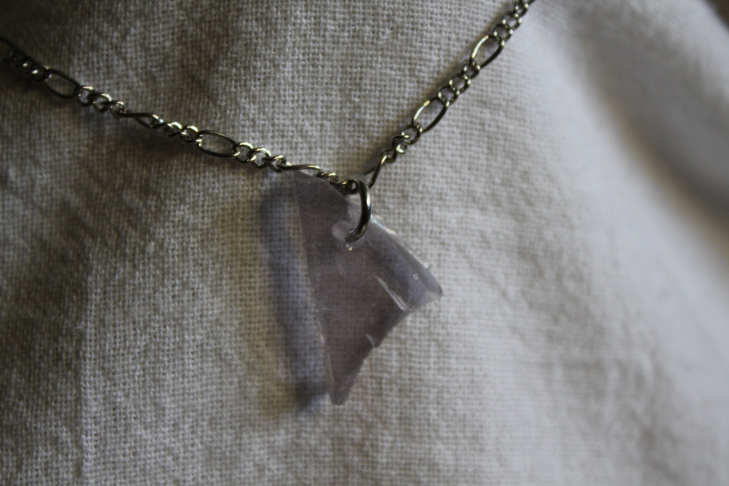 Beach Glass Necklace - Purple Triad